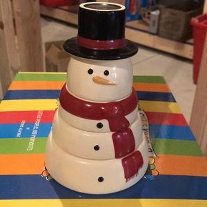 Snowman measuring cups